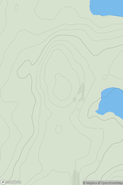 Thumbnail image for Cnoc Reamhar [Islay] showing contour plot for surrounding peak